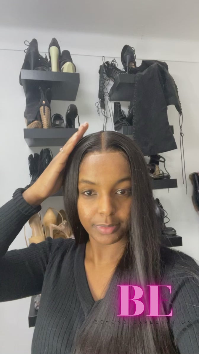 Vietnamese raw hair natural straight 6x6 closure