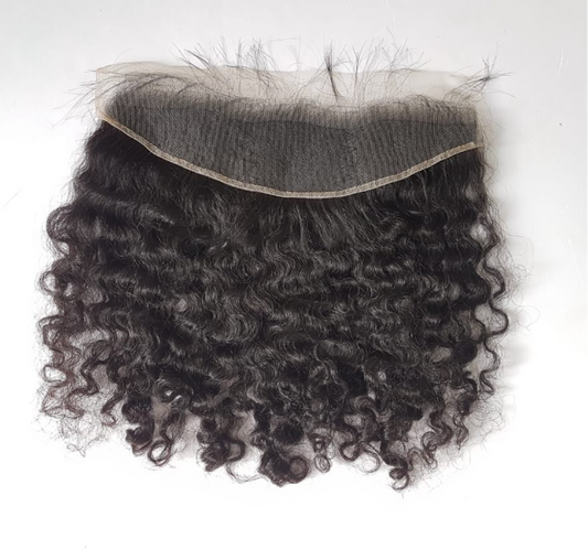 Vietnamese raw hair burmese curly 13x4 frontal or 13x6 frontal
