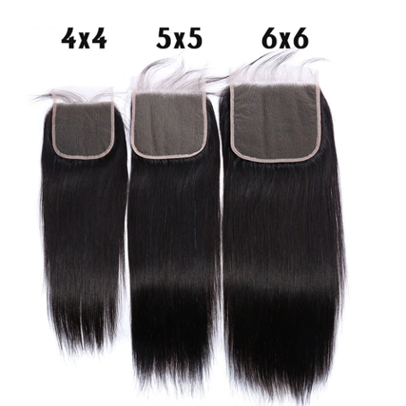 Vietnamese raw hair natural straight 6x6 closure